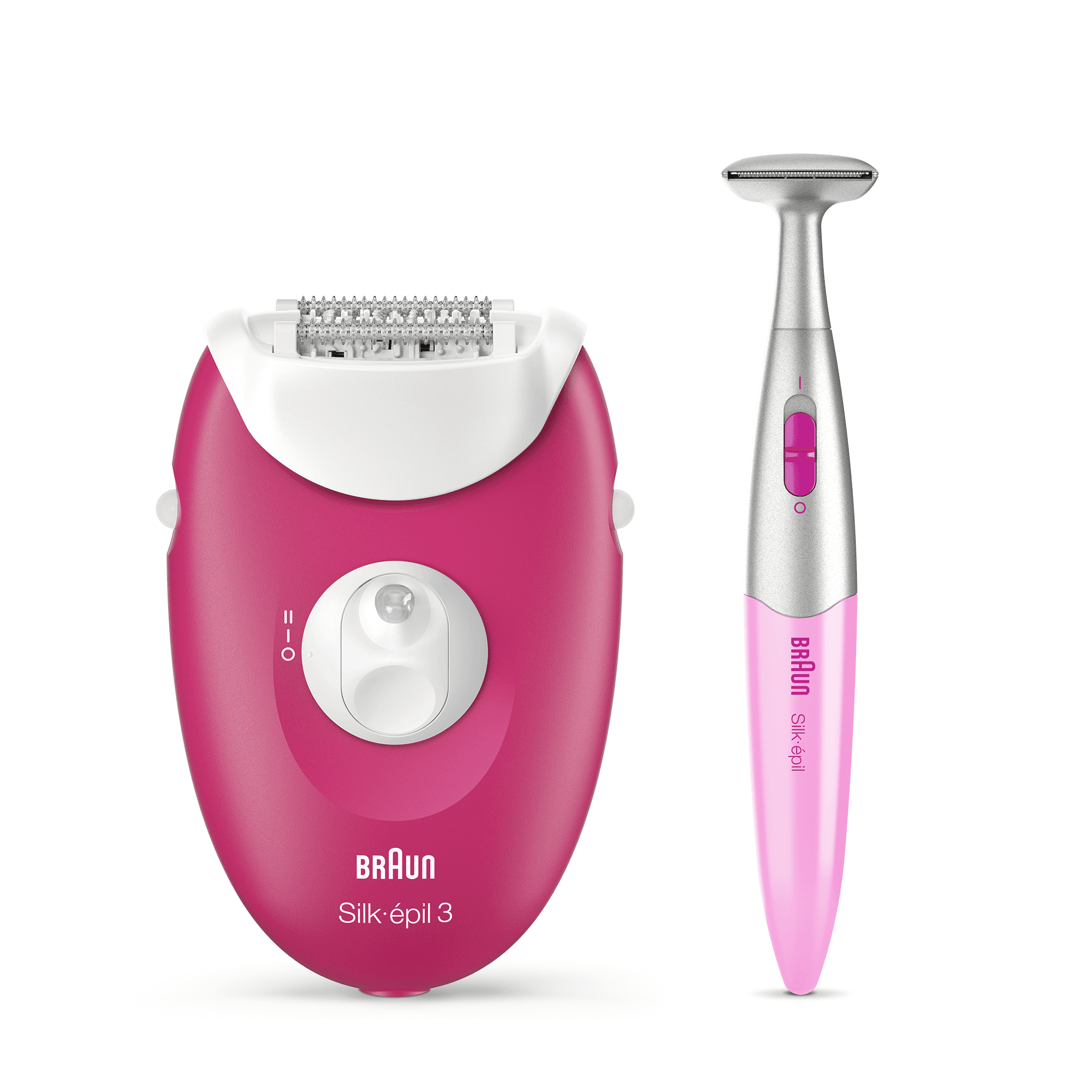 Braun Silk-épil 3 81646956 epilator 20 tweezers White, Pink