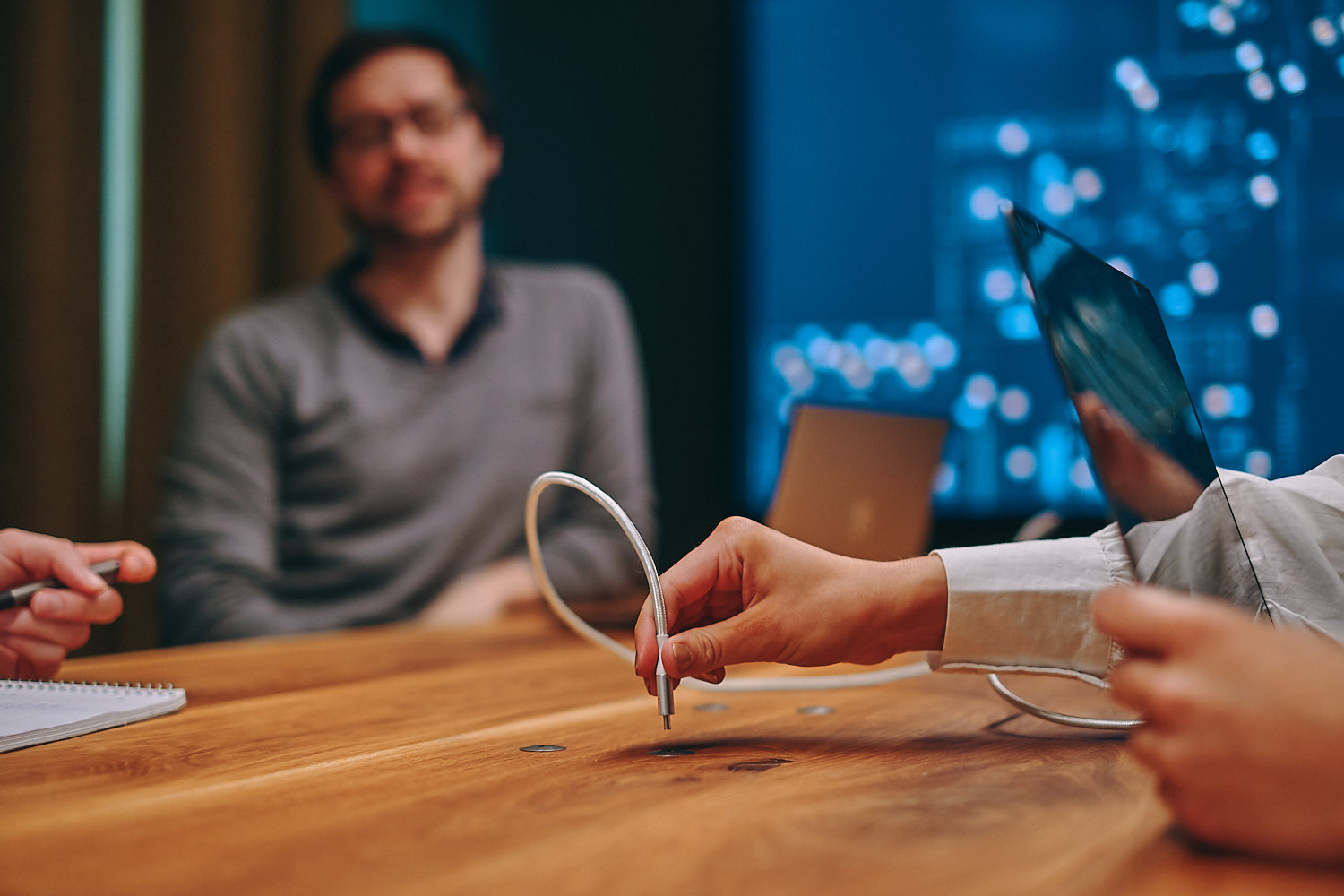 Resim Ochno O-DO-100-2 USB C Masa Montaj Hub