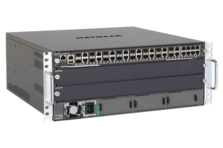 NETGEAR M6100-24X3 Managed L3 Gigabit Ethernet (10/100/1000) 4U Black, Grey