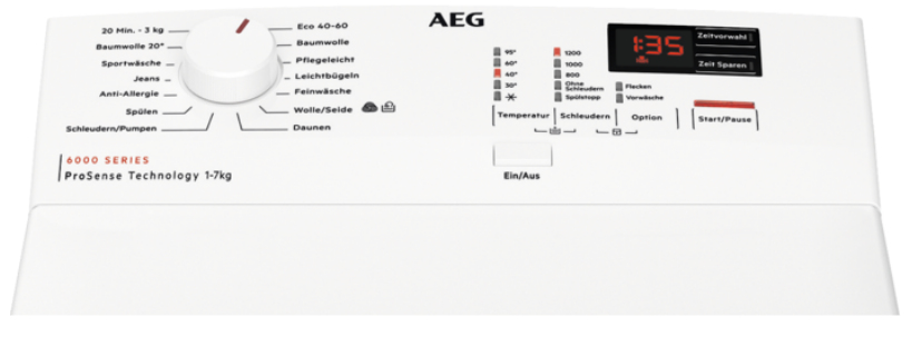 AEG Series 6000 LTR6E40270 washing machine Top-load – image 2