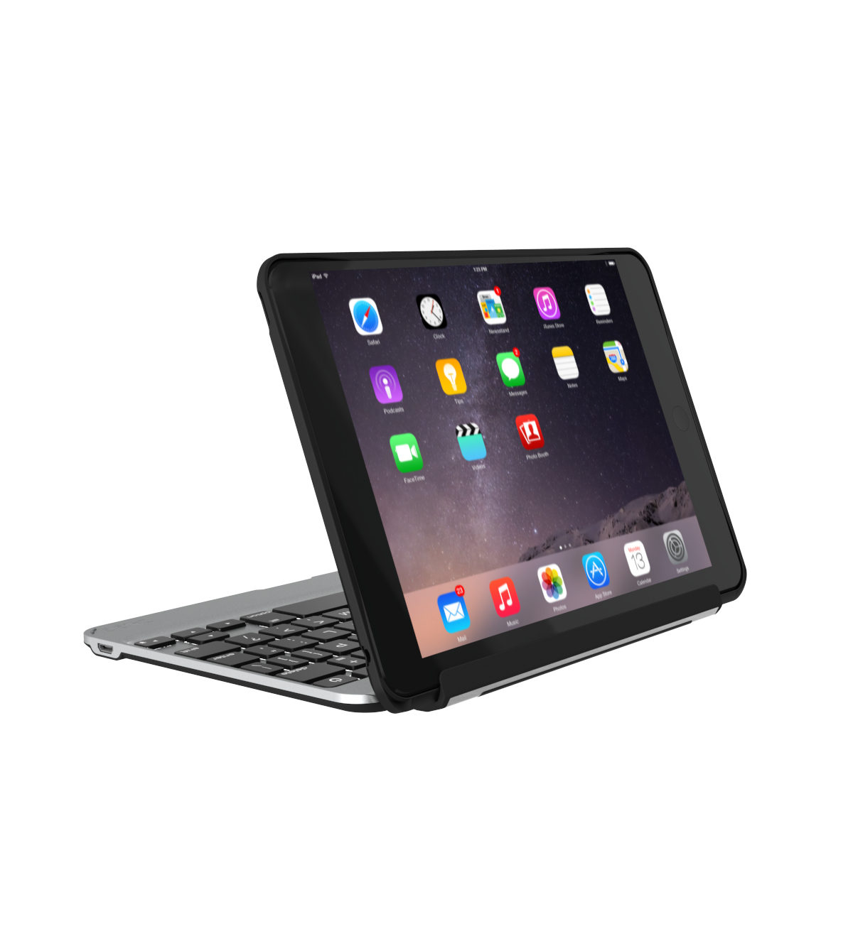 ZAGG IM4ZF2-BBG mobile device keyboard QWERTZ Bluetooth Black, Silver – image 2