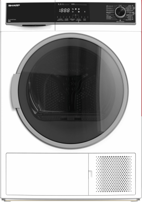 Sharp KD-HHH7S7GW2-FR tumble dryer Freestanding Front-load – image 1