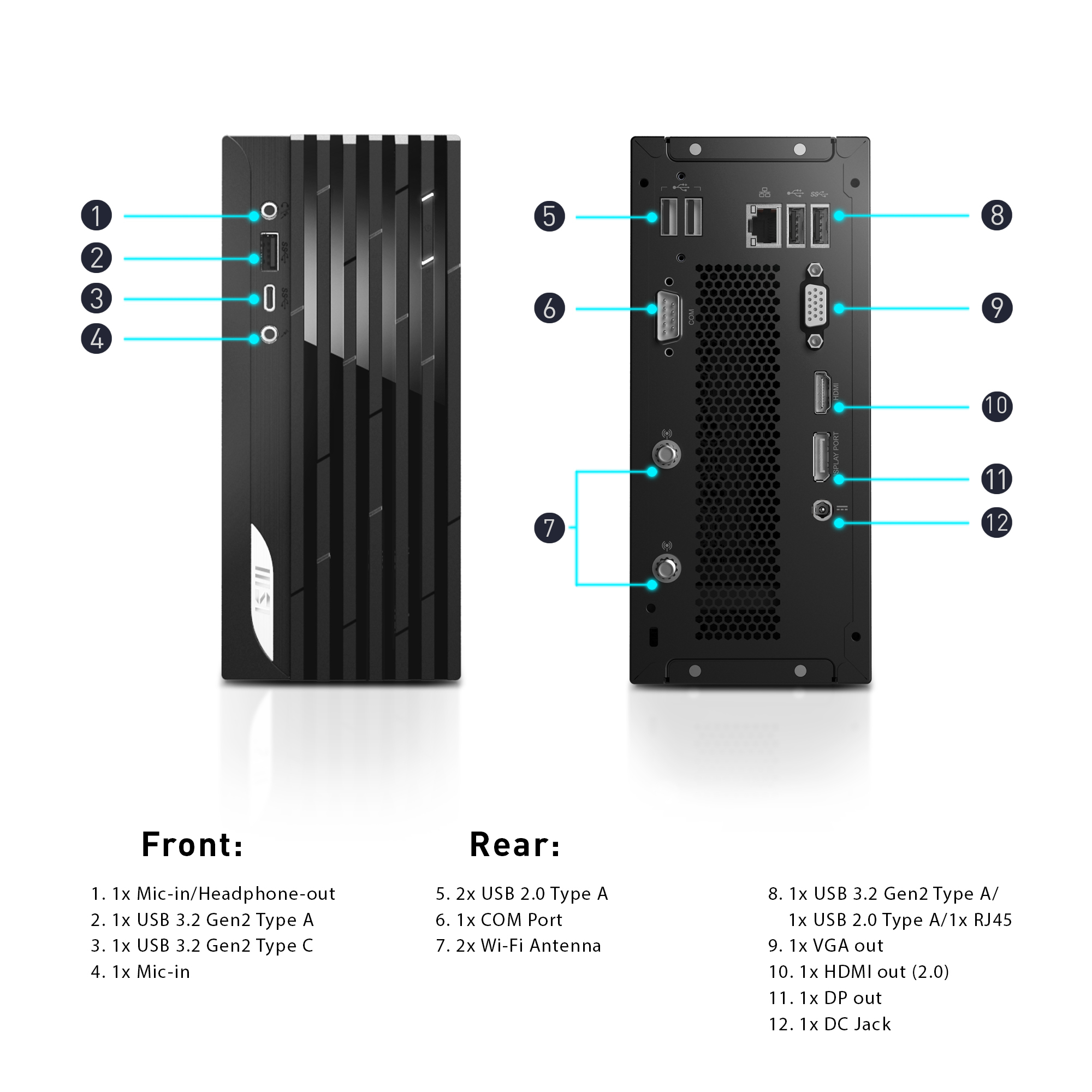 MSI PRO DP20ZA 5M COMPACT PC R5 5600G – image 3