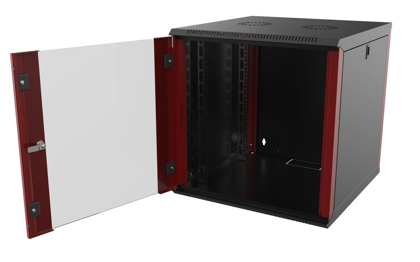Lanview RUC12U60BR rack cabinet 12U Wall mounted rack Black – image 2