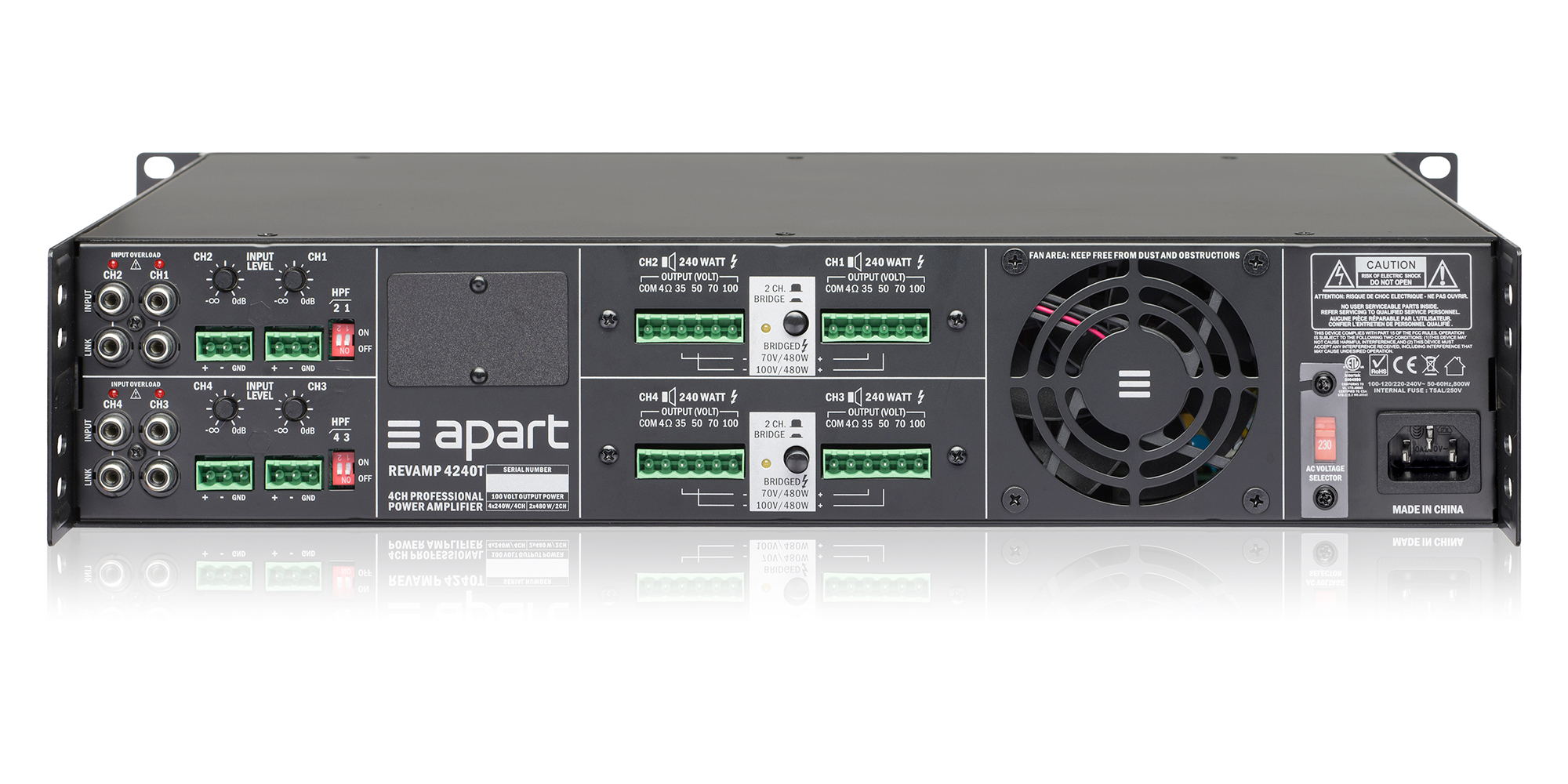 Biamp Commercial Audio REVAMP4240T 4.0 channels Performance/stage Black – image 2