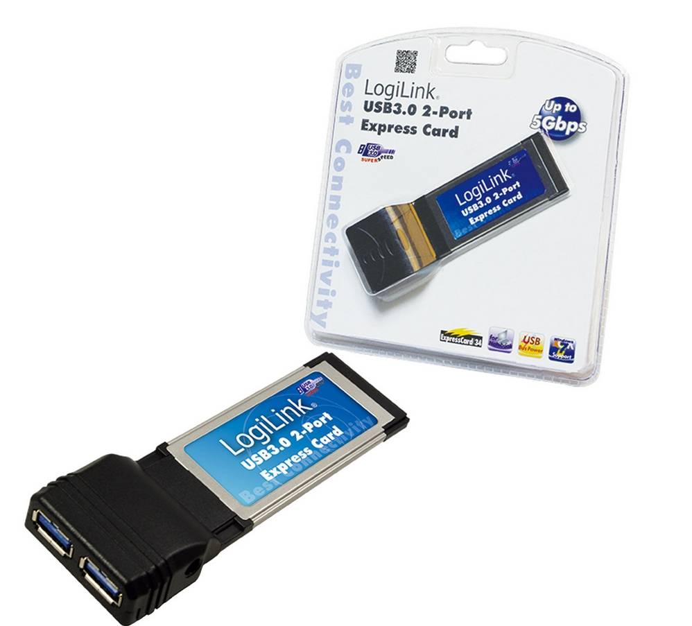 LogiLink Express Card - USB 3.0 2x