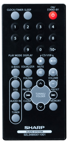 Sharp XL-UH05H home audio system Home audio micro system – image 4