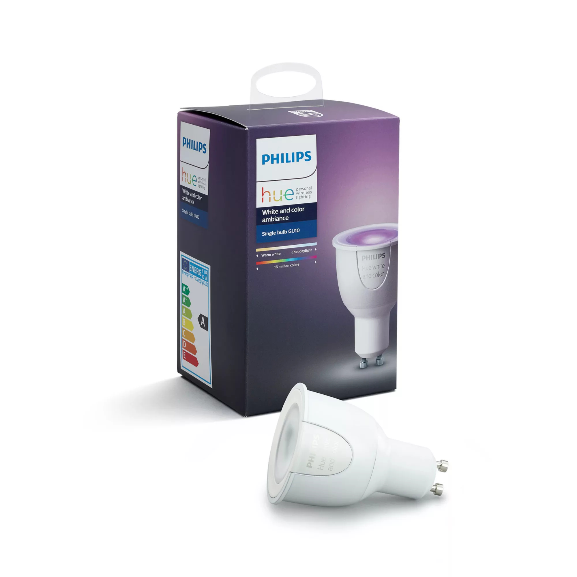 Philips by Signify Philips Hue White and colour ambience Single bulb GU10 – image 1