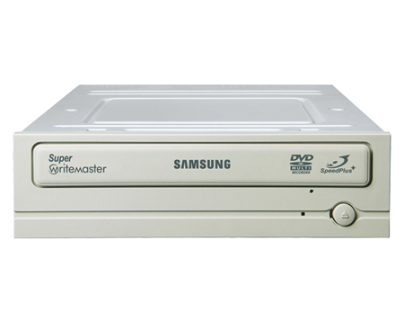 Samsung SpeedPlus™ DVD-Writer 20x, Ivory, Nero Software, 10-pk