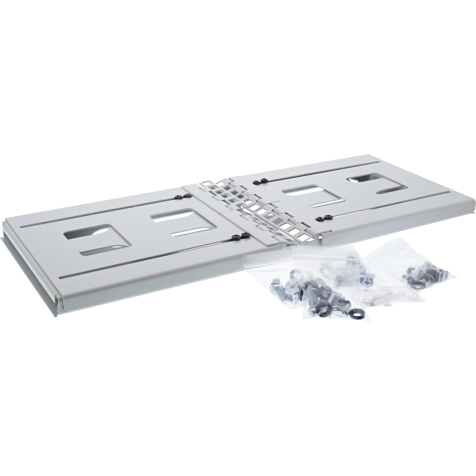 InLine 19" foldable rack, 4U, 24-40cm depth, grey – image 3