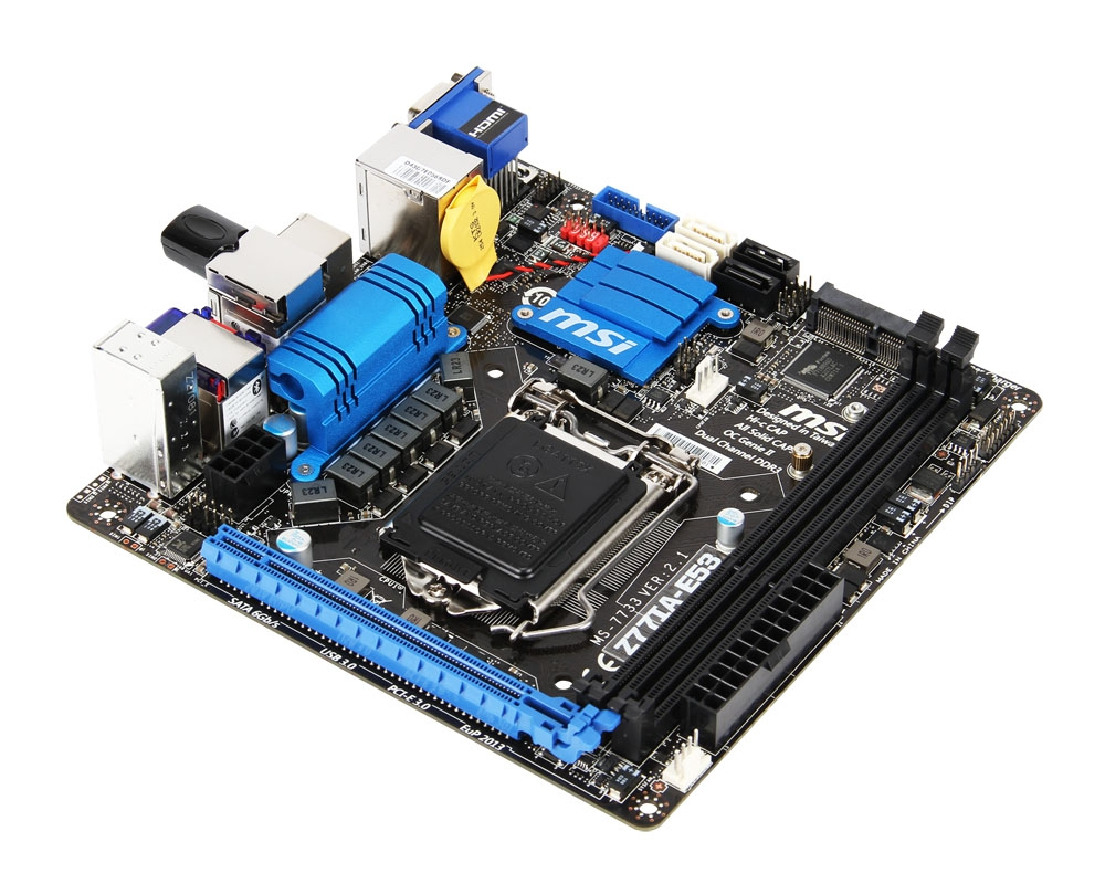 MSI Z77IA-E53 Intel Z77 LGA 1155 (Socket H2) mini ITX – image 3