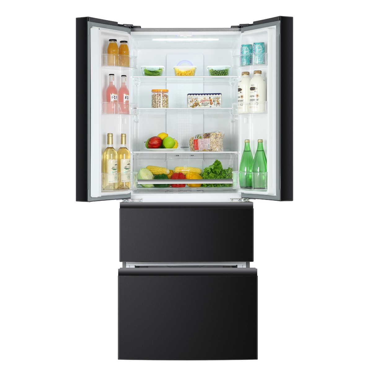 Haier HB14FNAA side-by-side refrigerator Freestanding – image 3