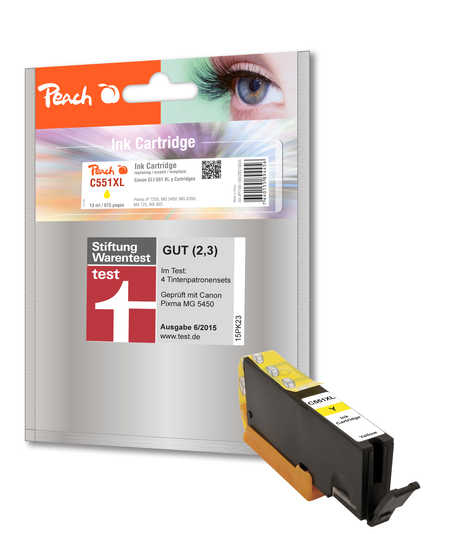 Peach PI100-166 ink cartridge 1 pc(s) Yellow