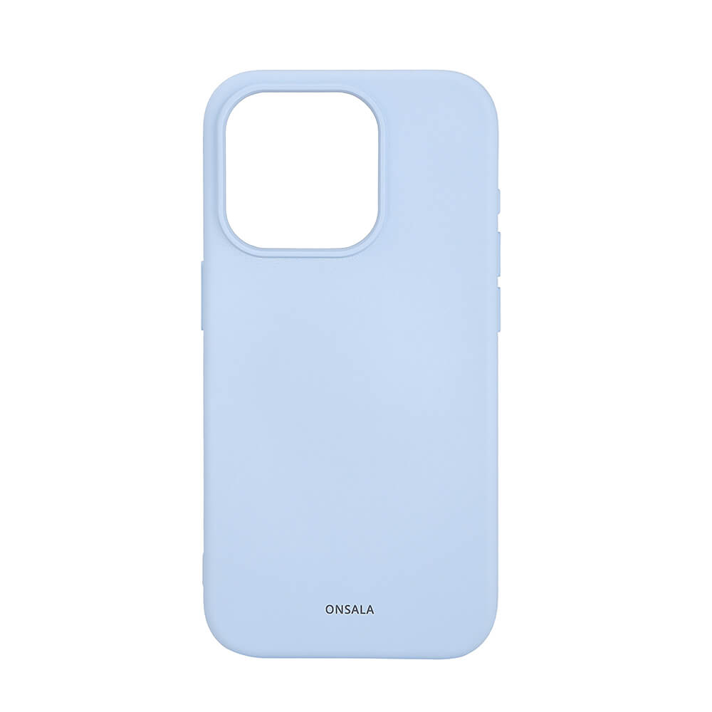Onsala Phone Case with Silicone Feel MagSeries Light Blue - iPhone 15 Pro