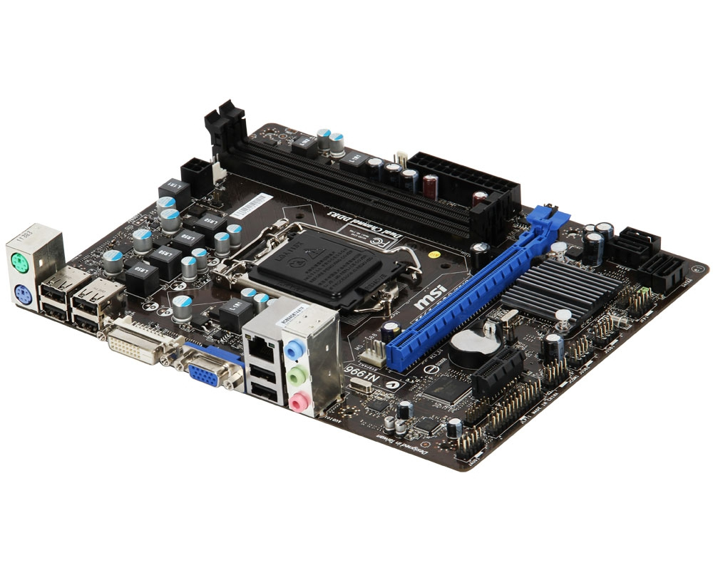 MSI H61M-P20/W8 motherboard Intel® H61 LGA 1155 (Socket H2) micro ATX – image 2