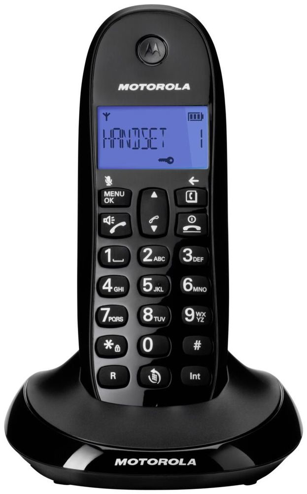 Motorola C1201 DECT telephone Caller ID Black – image 1