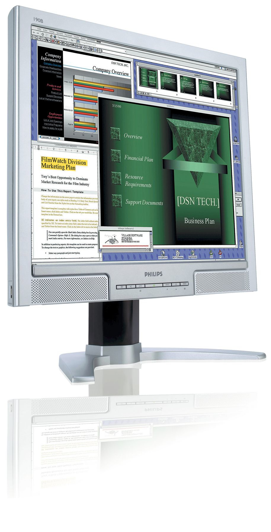 Philips 190B8CS/00 computer monitor
