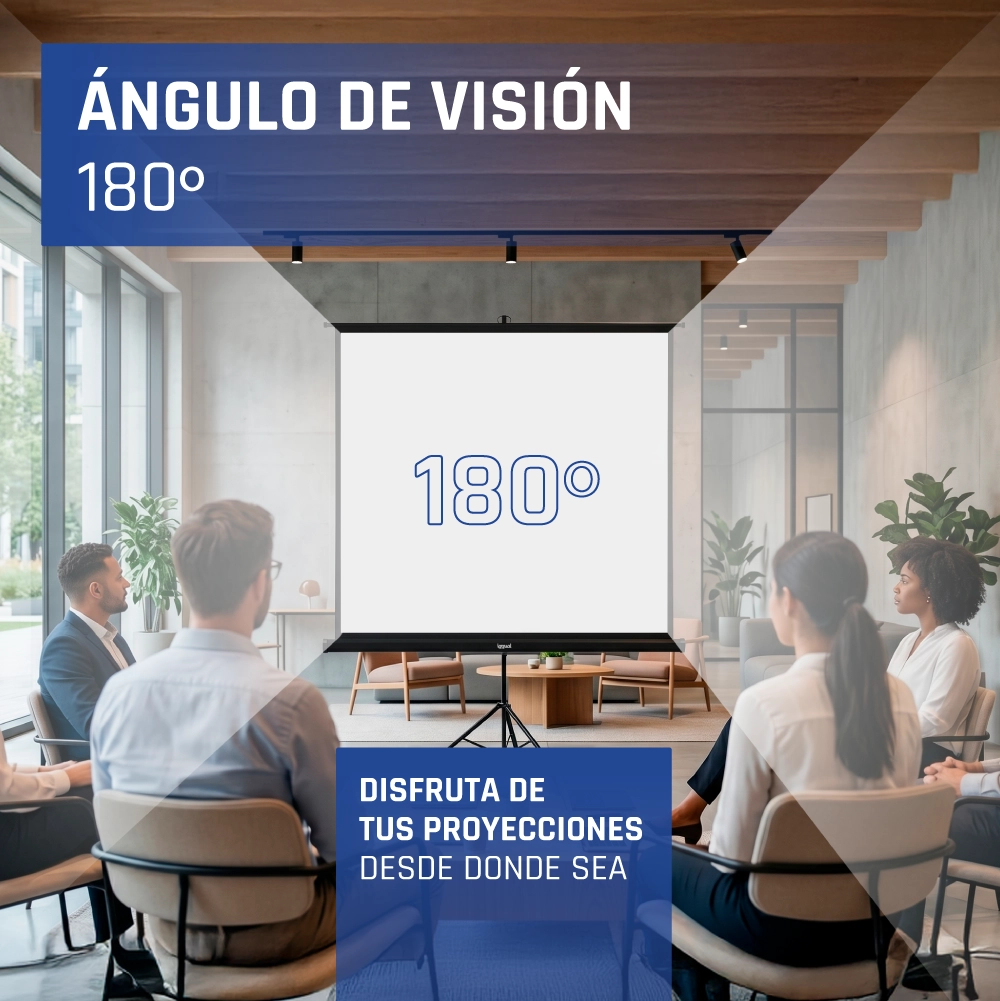 iggual PSITS200 projection screen 2.82 m (111") 1:1 – image 7