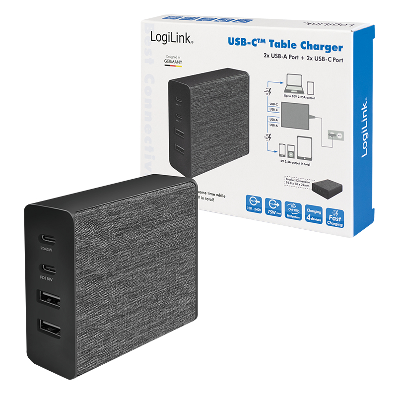 LogiLink PA0232 mobile device charger Universal Black AC Indoor – image 9