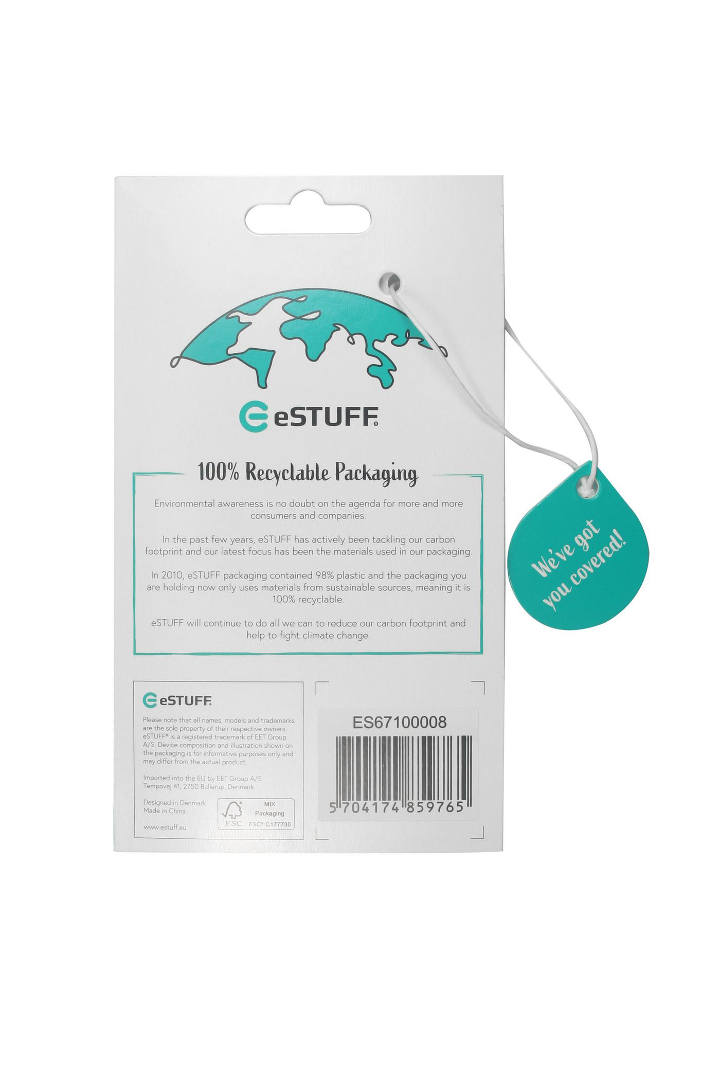 eSTUFF ES67100008 mobile phone case Cover Transparent – image 3