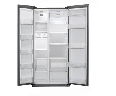 LG GSB325NSQZ side-by-side refrigerator Freestanding Stainless steel – image 2