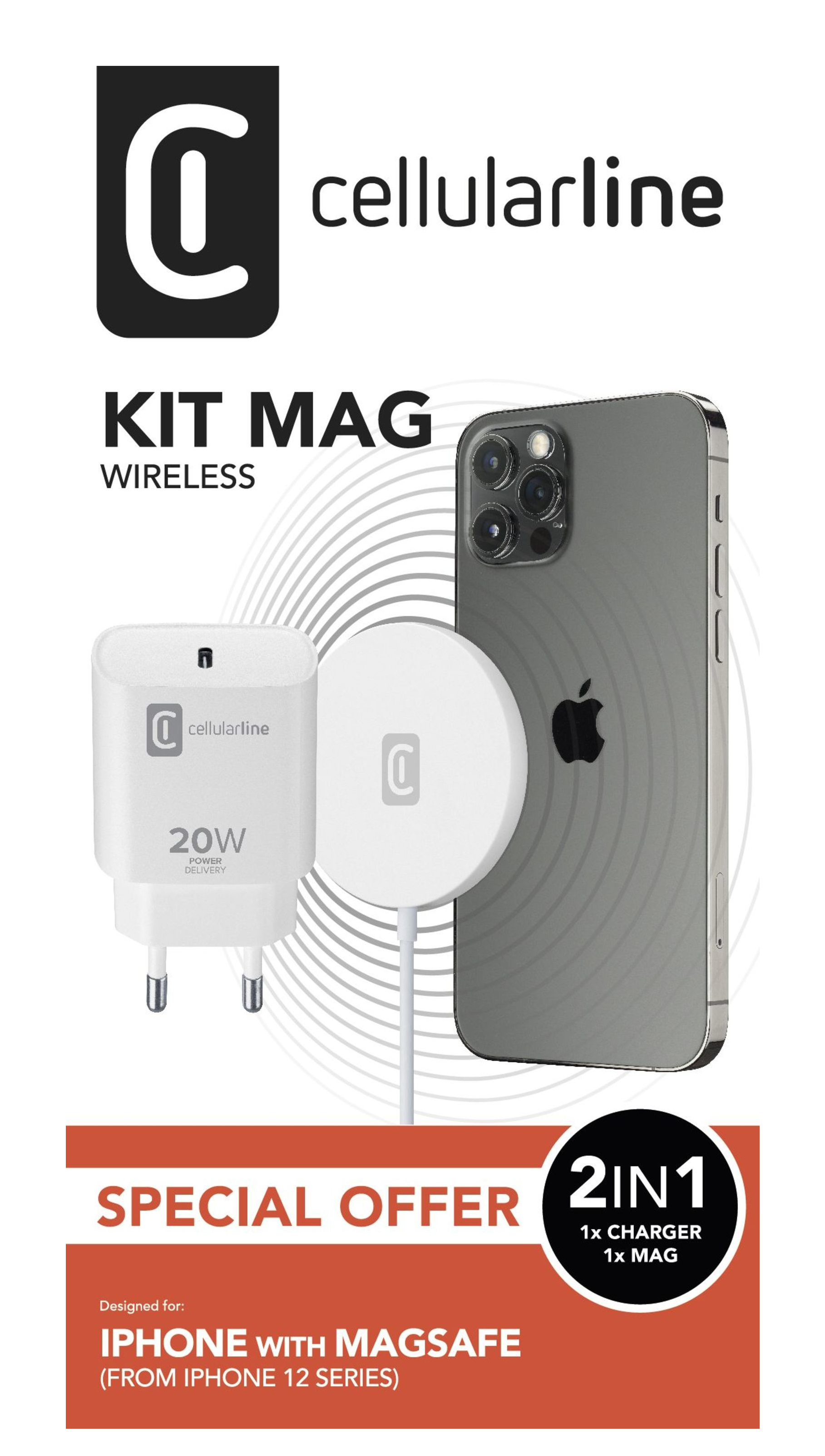 Cellularline Mag Kit Wireless Charger - iPhone 12 and later – image 5