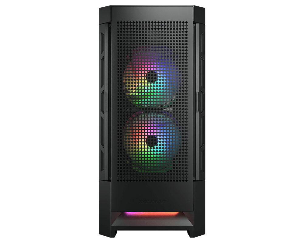 Gabinete Gamer Cougar Airface RGB - Media Torre - Mini ITX/Micro ATX/ATX/CEB - 3 Ventiladores - Panel Lateral - 385ZD10.0004 Gabinete Gamer Cougar Airface RGB - Media Torre - Mini ITX/Micro ATX/ATX/CEB - 3 Ventiladores - Panel Lateral - 385ZD10.0004