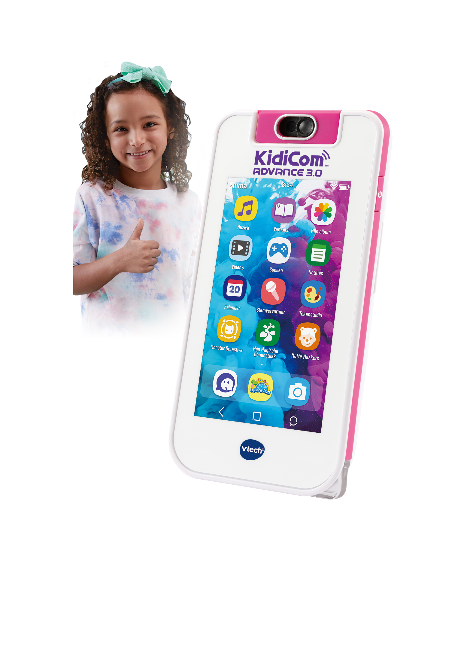 VTech KidiCom Advance 3.0 roze – image 3