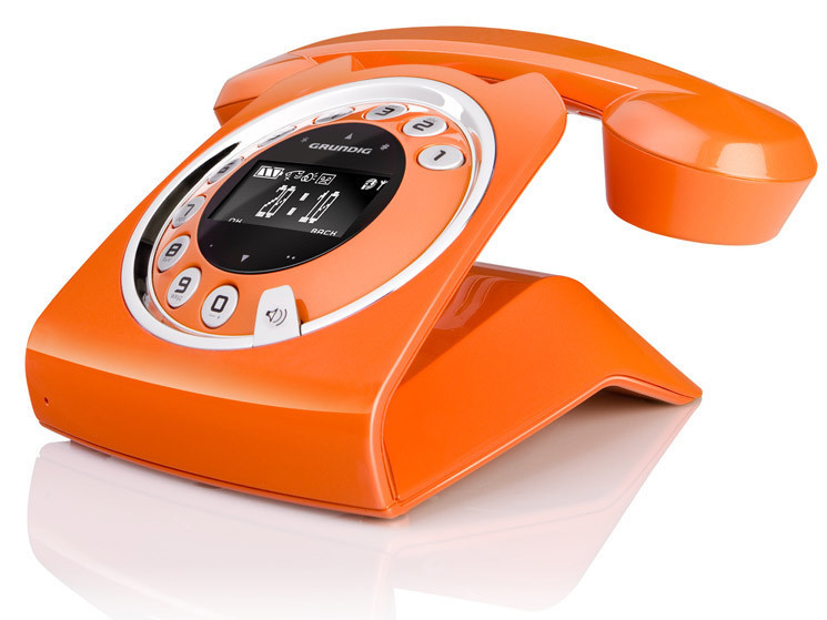 Grundig Sixty DECT telephone Caller ID Orange – image 1