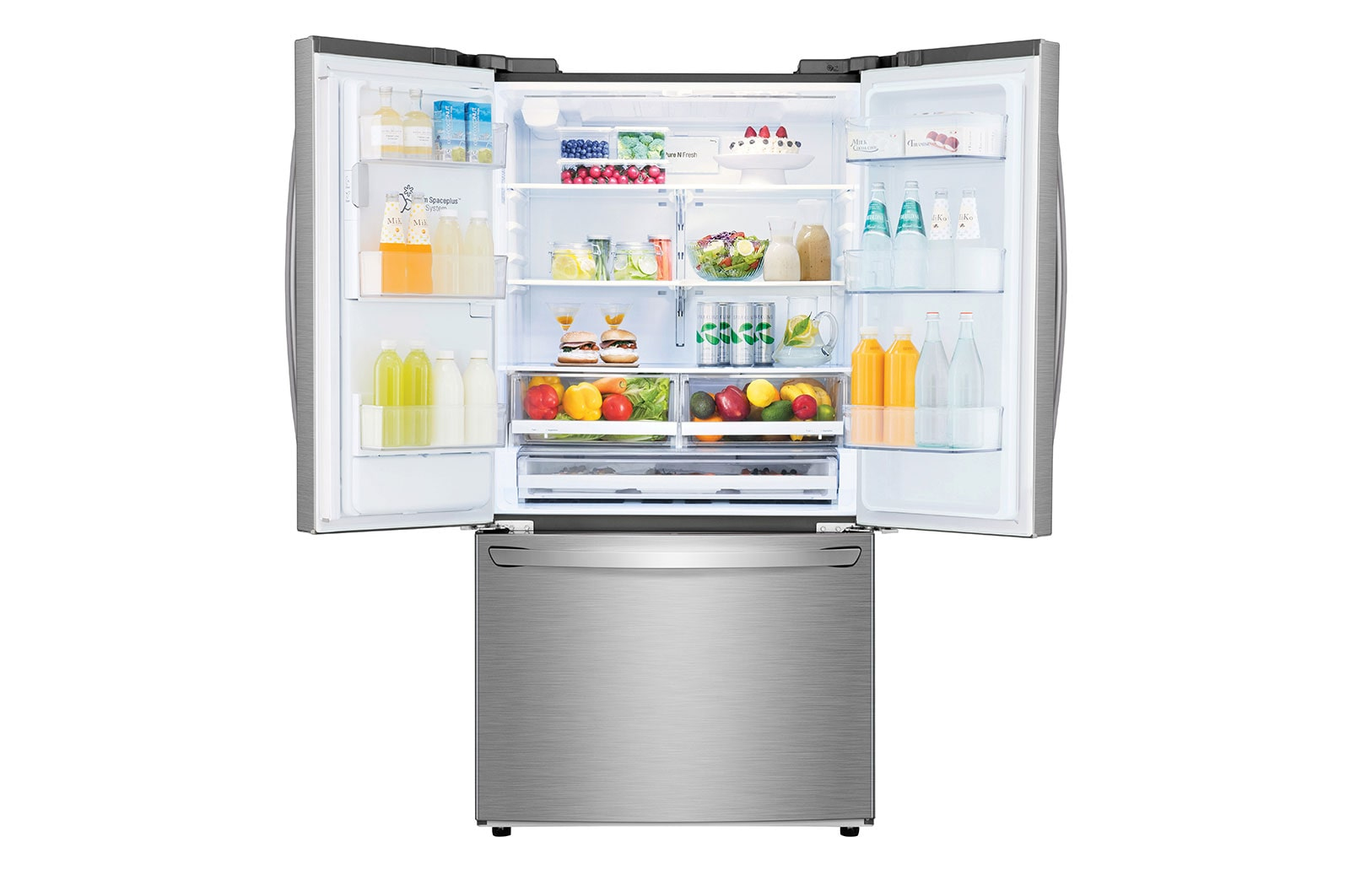 LG GML8031ST side-by-side refrigerator Freestanding – image 2