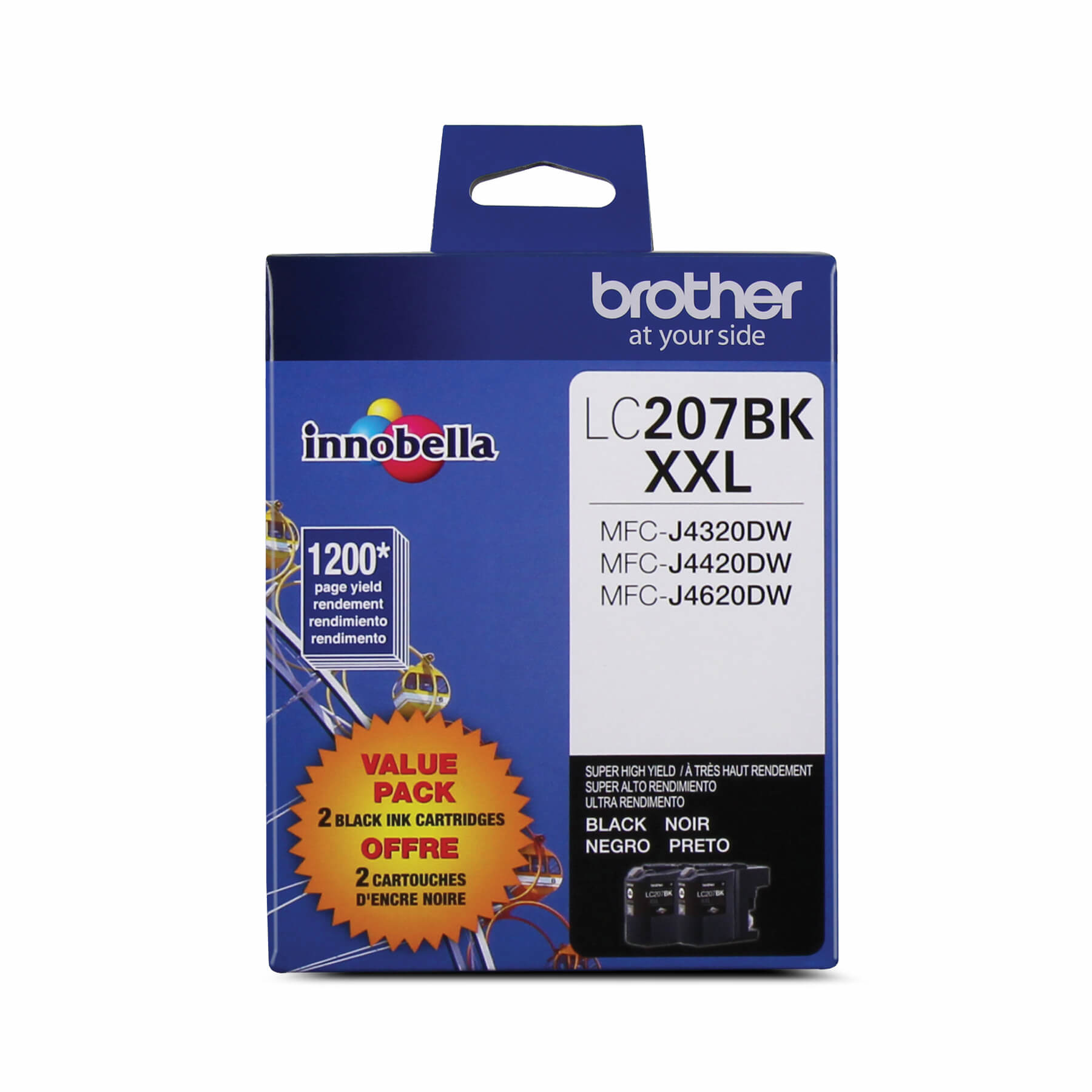 Brother LC-2072PKS ink cartridge Original Black