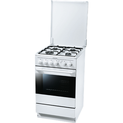 Electrolux EKG511110W cooker Freestanding cooker Natural gas Gas White