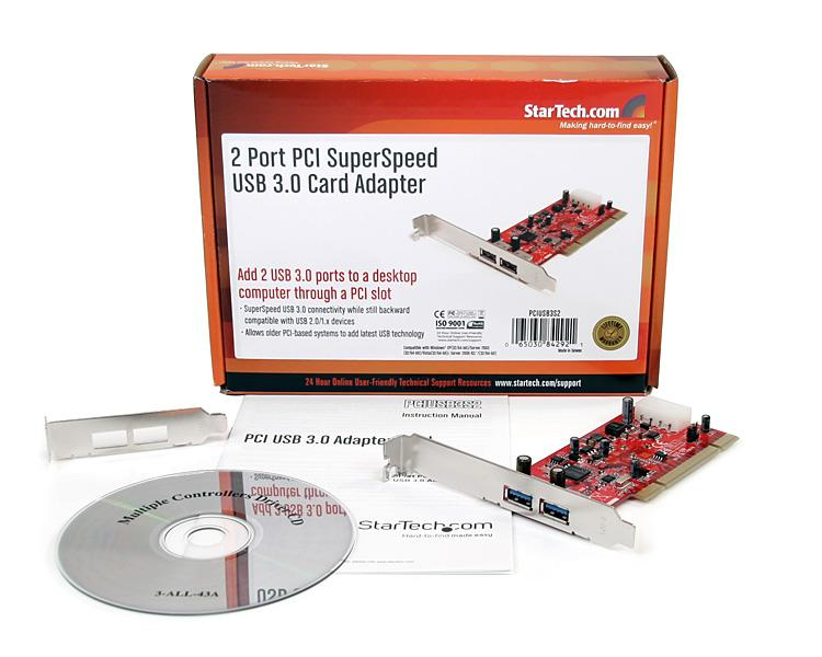 StarTech.com 2 Port PCI SuperSpeed USB 3.0 Card Adapter – image 5