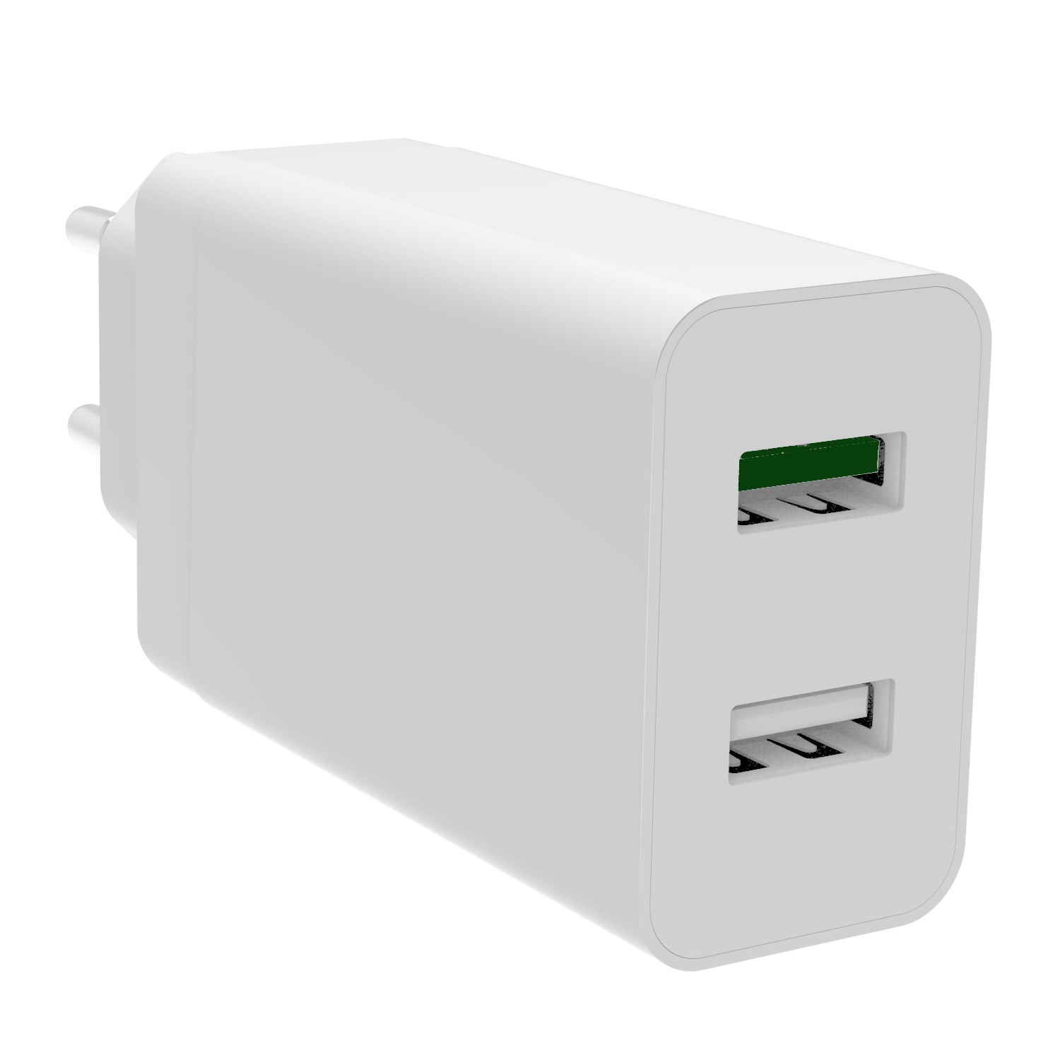 CoolBox COO-CU2QC30-T mobile device charger Universal White AC Indoor – image 2