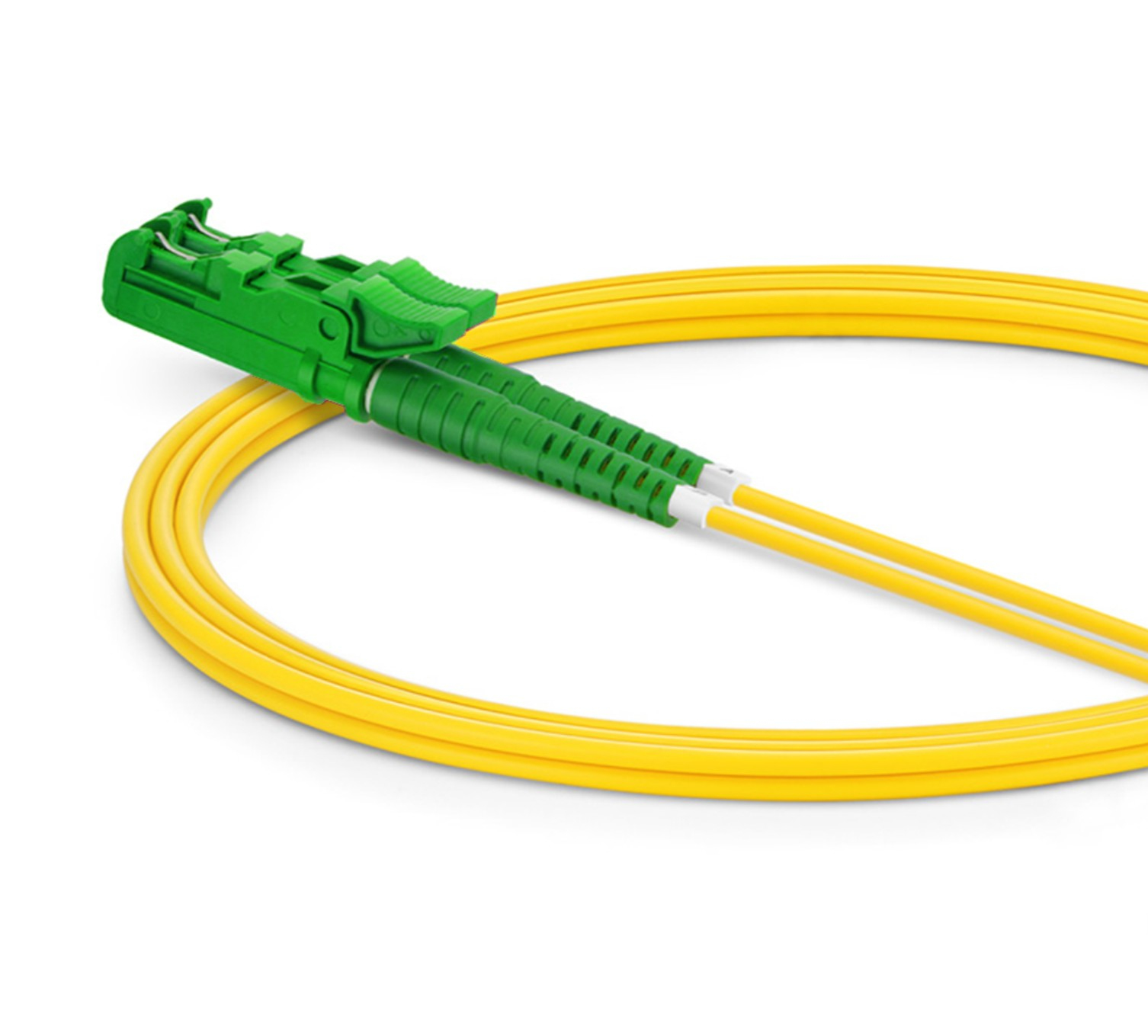 Equip Patchkabel E2000/APC->LC/APC  5.00m SM Duplex OS2 gelb Lichtwellenleiterkab