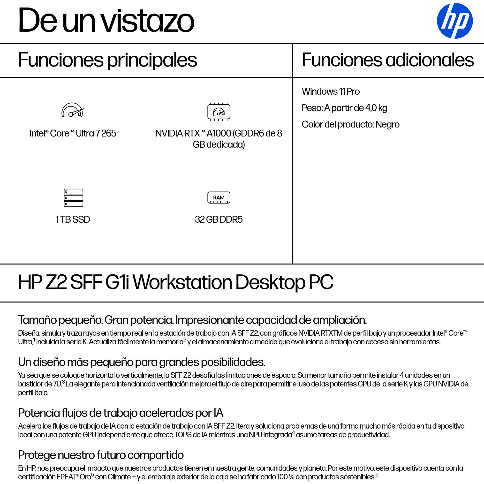 Workstation SFF HP Z2 G1i - imagen 4
