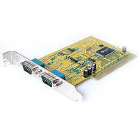 StarTech.com 2 Port RS-422/RS-485 Serial PCI Card (DB9)