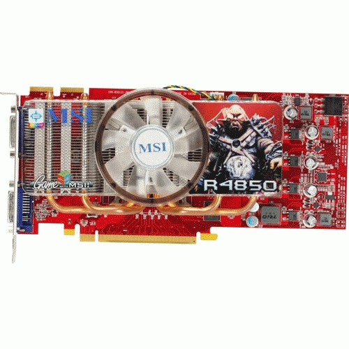 MSI R4850-2D512 graphics card GDDR3 – image 2