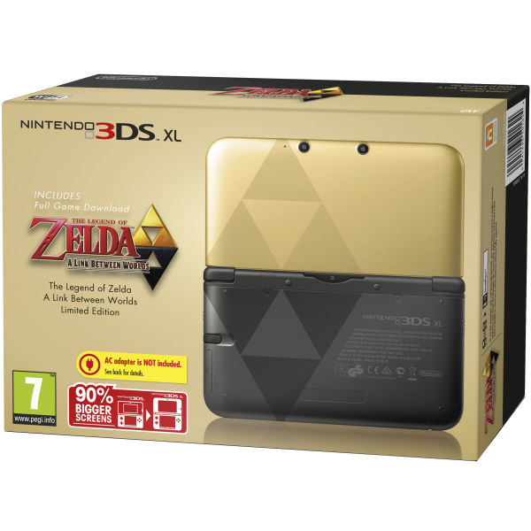 Nintendo 3DS XL Zelda: A Link Between Worlds Limited Edition