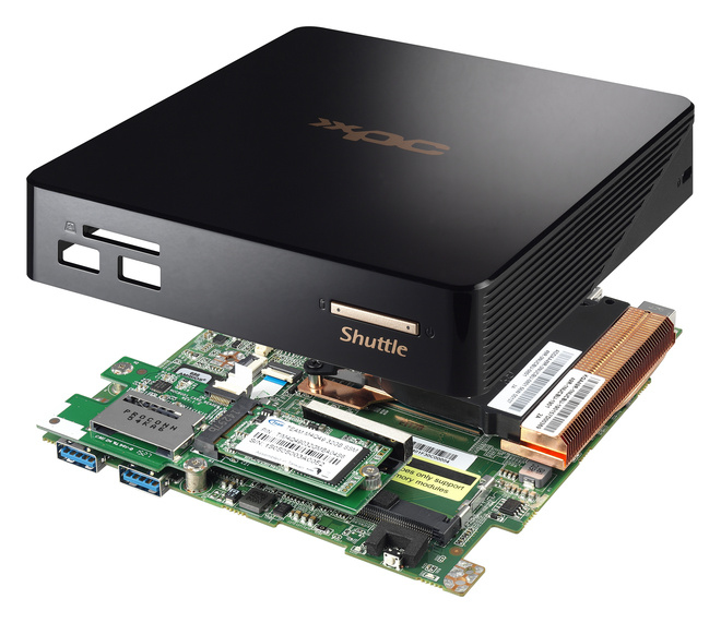 Shuttle NCO1U3 0.6L sized PC Black i3-5005U BGA 1168 2 GHz – image 6