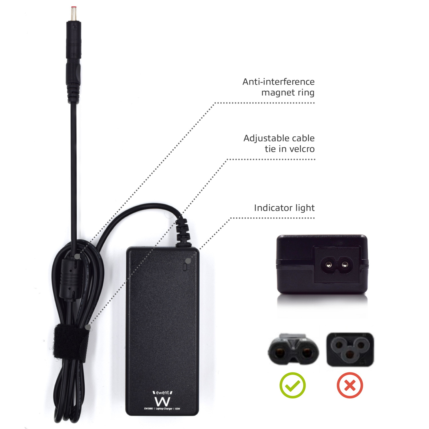Ewent EW3888 power adapter/inverter Indoor – image 8