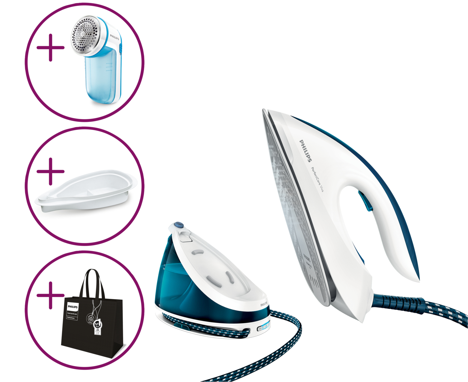 Philips PerfectCare Viva GC7037/27 steam ironing station – image 3