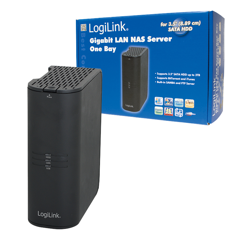 LogiLink NS0045A NAS/storage server Tower – image 5