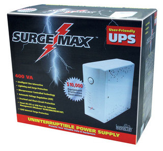 Manhattan 172462 uninterruptible power supply (UPS) 0.4 kVA 2 AC outlet(s) – image 2