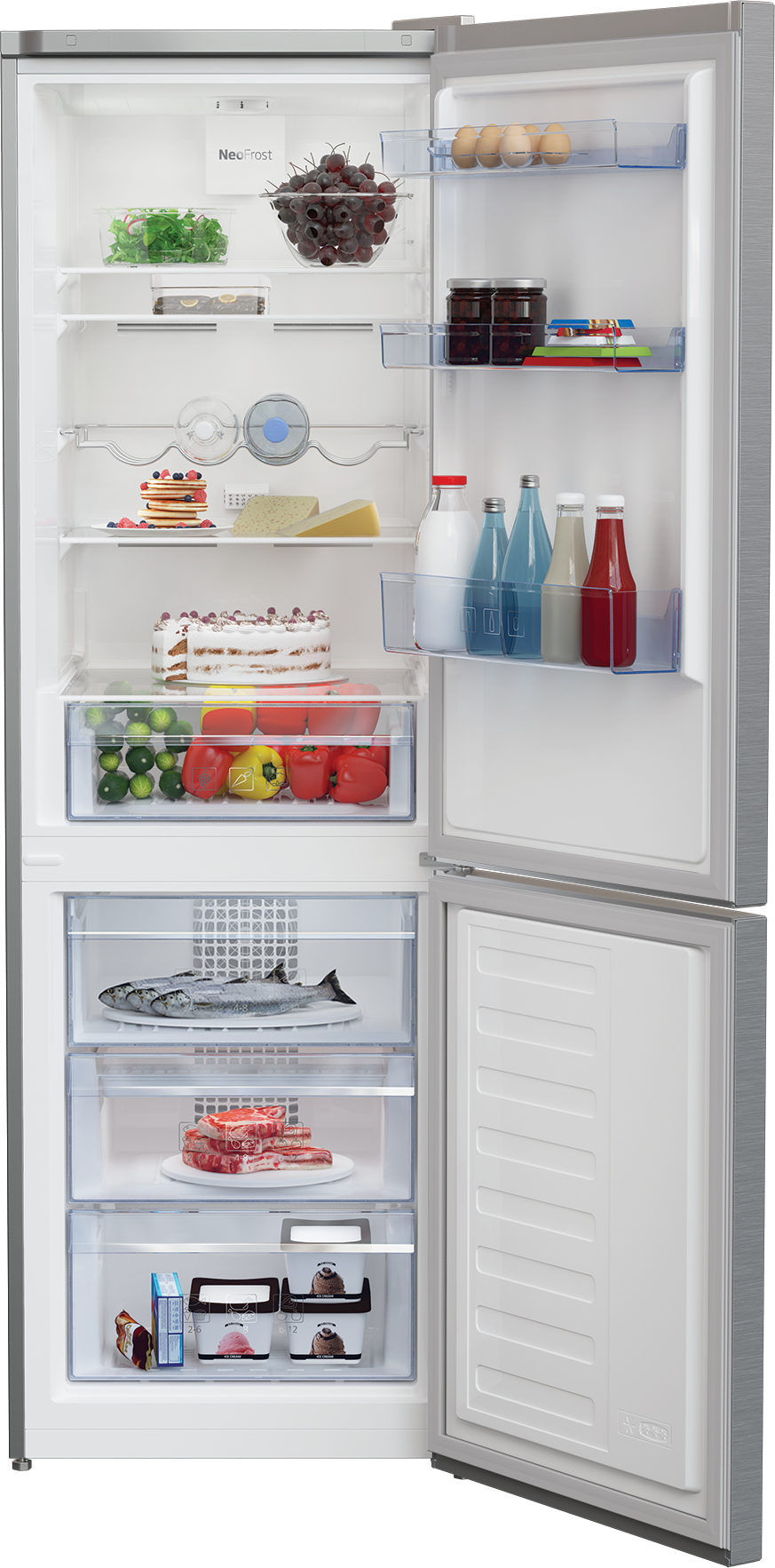 Beko RCNA366K40XBN fridge-freezer Freestanding – image 3