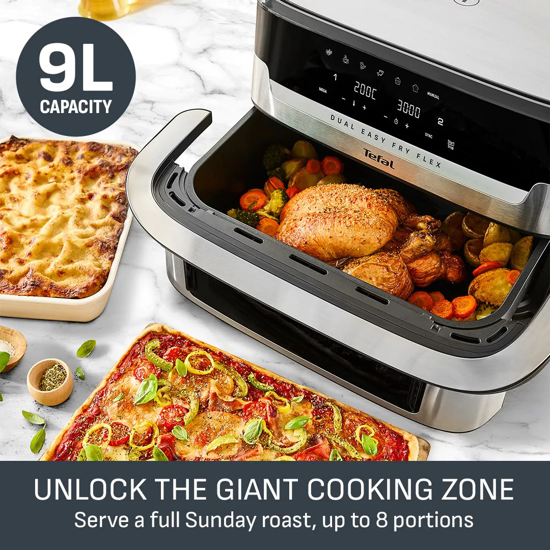 Tefal Dual Easy Fry Flex EY922DG1 fryer Double – image 3