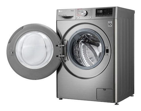 LG F4DV7010S2S washer dryer Freestanding Front-load Stainless steel – image 2