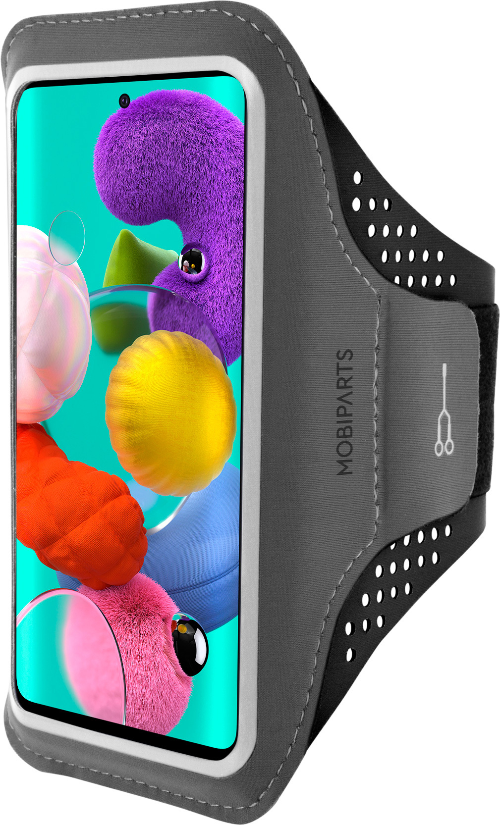 Mobiparts Comfort Fit Sport Armband Samsung Galaxy A51 (2020) Black