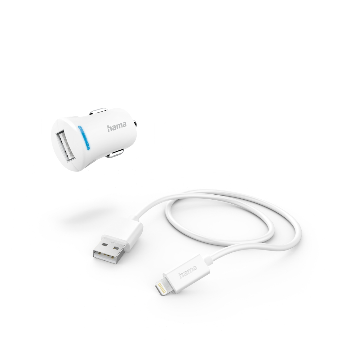 Hama 00201610 mobile device charger Mobile phone, Smartphone White Cigar lighter Auto – image 1