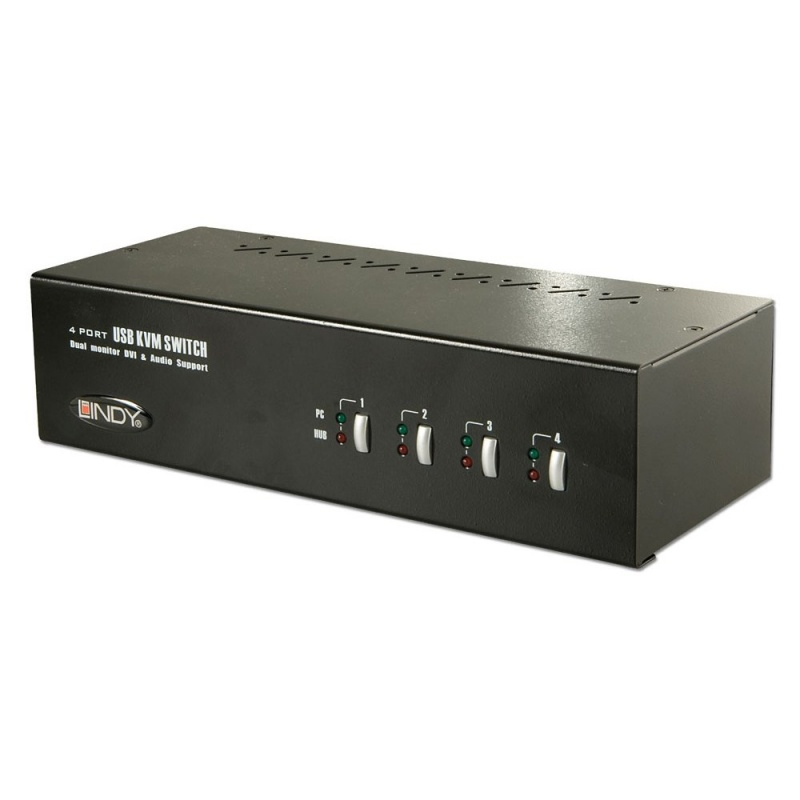 Lindy 39335 KVM switch Black